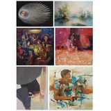 Untitled by a) Unidentified Artist<br & > b) Unidentified Artis, <p>a) Unidentified Artist<br />Fish<br />thread<br, sold Dec 2021
