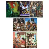 Untitled by a) Rommel S. Quimson<br & > b) Rolando C. Ventura (, <p>a) Rommel S. Quimson<br />Nature II<br />signed, sold Dec 2021