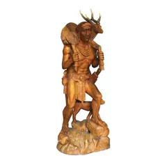 Igorot Hunter, Untitled, <p>Igorot Hunter<br />hardwood<br />69" x 26" x 21