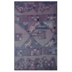 Tapestry, Untitled, <p>Tapestry (Red and Blue)<br />cloth<br />35&rdqu