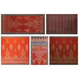 Thai Traditional Motif Print, Untitled, <p>Thai Traditional Motif Print<br />a) textile<br