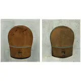Untitled by A Pair of Wood Decors<br & >, <p>A Pair of Wood Decors<br />wood carving<br />8", sold Dec 2021
