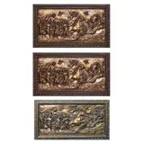 Untitled by Roman Chariot - 3 pieces<br & >, <p>Roman Chariot - 3 pieces<br />bas relief - resi, sold Dec 2021