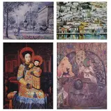 Various Themes<br & >, Untitled, <p>Various Themes<br />print<br />12" x 16" (30 cm