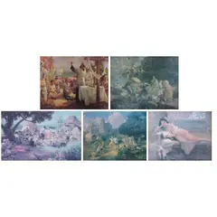 Untitled by Fernando Amorsolo Various Themes, <p>Fernando Amorsolo<br />Various Themes<br />prin, sold Dec 2021