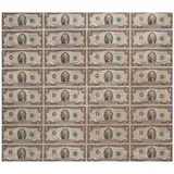 Uncut Two Dollar Bills Specimen, Untitled, <p>Uncut Two Dollar Bills Specimen<br />1980s<br /