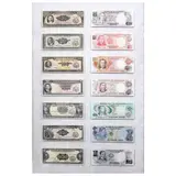 Untitled by Fourteen Pieces of Various Peso Bills, <p>Fourteen Pieces of Various Peso Bills<br />1980, sold Dec 2021