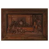 Juan C. Flores, The Last Supper, hardwood