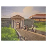 Jd Castro, Intramuros, oil on canvas