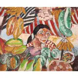 Vendor by Norma Belleza, oil on canvas, sold Oct 2021