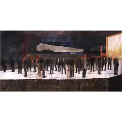 Buen Abrigo, Globalized Modernity, acrylic and aerosol on canvas
