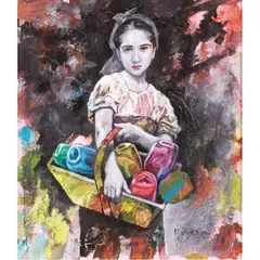 Ronson Culibrina, Untitled, oil on canvas