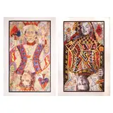 Cezar Arro, a) Pop Art Pop Music b) Marilyn Monroe & James Dean, oil on canvas