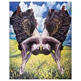 Vincent de Pio, Dance of the Butterfly, acrylic on canvas