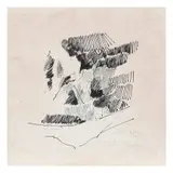 Untitled by Fernando Zóbel de Ayala y Montojo, pen and ink on paper, sold Jul 2021