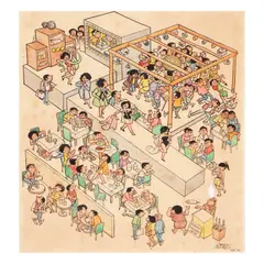 Larry Alcala, Untitled, pen and ink on paper