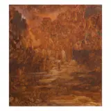Salvador Juban, Untitled, oil on laminated wood