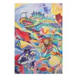 Adriano “Boy” Valino, Jr., Dragon Dance, watercolor on paper