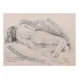 Elmer Borlongan, Nude, pastel on paper
