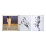 a) Raul Dayao b) Bryan Barotilla, a.) Nude b.) Angel Series, a.) acrylic on canvas b.) graphite and crayon on paper
