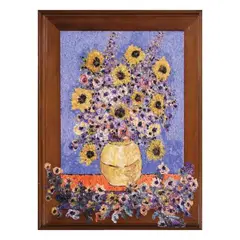 Dr. Renato Cheng, For You, Happy Valentine, oil on canvas with old frame