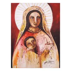 Aris Bagtas, Mother and Child Series, acrylic on canvas