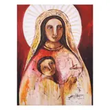 Aris Bagtas, Mother and Child Series, acrylic on canvas
