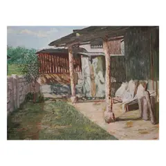 R. Reyes, Untitled, oil on canvas