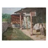 R. Reyes, Untitled, oil on canvas