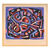 Ang Kiukok, Fish Abstract, lithograph, 75/174