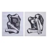 Figure #6 and Figure #5 by Ang Kiukok, print, 12/20, sold Jul 2021