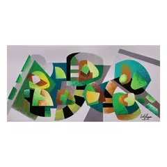 Cid Reyes, “Alon” Wave Series, acrylic on canvas