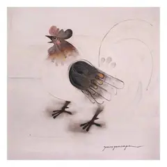 Untitled by Paco Gorospe, oil on canvas, sold Jul 2021