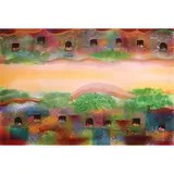 Manuel Baldemor, Good Neighbors, acrylic on canvas