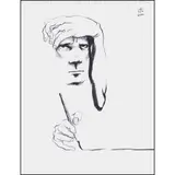 Mark Justiniani b.1966, Untitled, pen and ink on paper