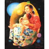 Dante Hipolito, Mother and Child, oil on canvas