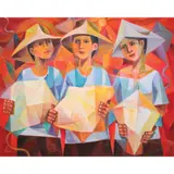 Eddie B. Sarmiento, Untitled (Saranggola), oil on canvas