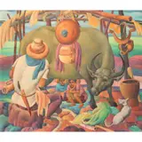 Vicente Reyes, Untitled, oil on panel