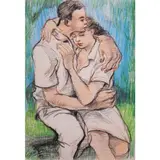 Emmanuel Garibay, Untitled, conte crayon in paper