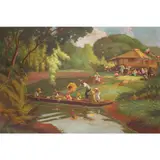 J.D. Castro, Pista sa Nayon
(by Fernando Amorsolo, 1936), oil on canvas