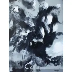 Cid Reyes, Waves 4, acrylic on canvas