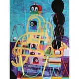 Christian Tamondong, Untitled, acrylic on canvas