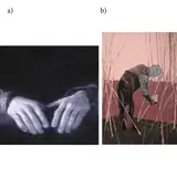 a) Untitled (Film Stills) 2
b) Untitled by a) Luis Antonio Santos b) Lyndon Maglalang a), a) oil on canvas b) mixed media, sold Jul 2021