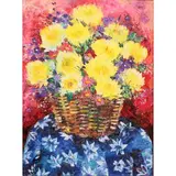 Fatima Belleza, Untitled (Still Life), acrylic on canvas