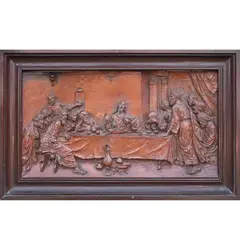 Graciano T. Nepomuceno, The Last Supper, wood carving