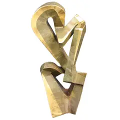 Hope Within by Eduardo Castrillo, brass, sold Jul 2021