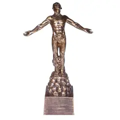 Oblation by Napoleon V. Abueva, fiber glass in antique bronze finish, sold Jul 2021