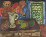 Werner Gilles, Ohne Titel (Stillleben mit Engel)