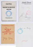 Joseph Beuys, Konvolut von 3 Multiples, a) Honigpumpe am Arbeitsplatz