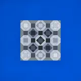 Victor Vasarely, Ohne Titel, Farbserigrafie auf leichtem Karton